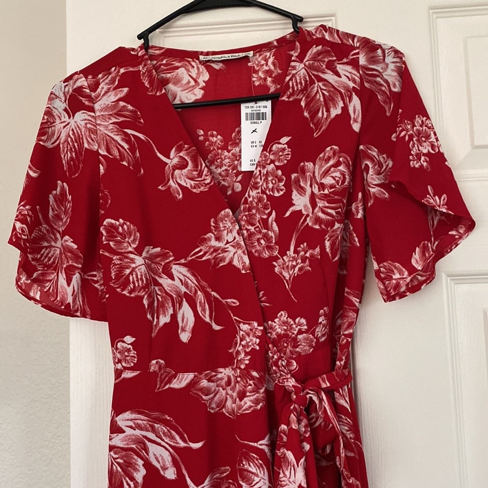Abercrombie and fitch wrap front dress